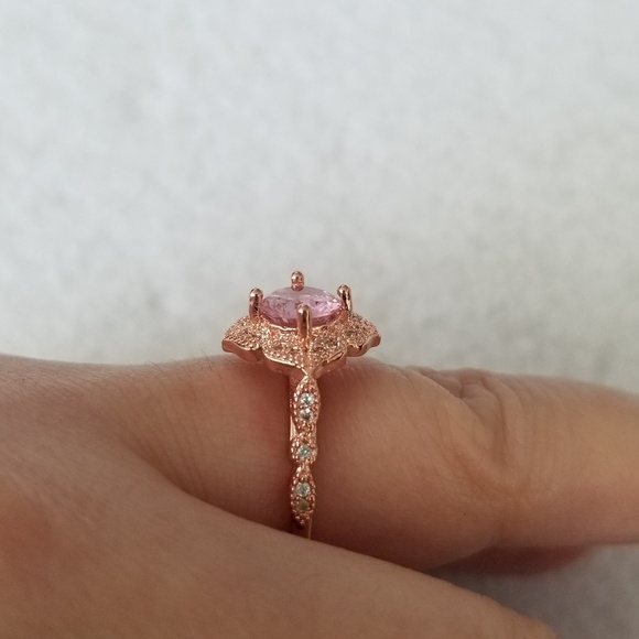*only size 9 left!* Pink Rose Gold Ring - Picture 7 of 7